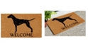 Home & More Dalmatian 24" x 36" Coir/Vinyl Doormat